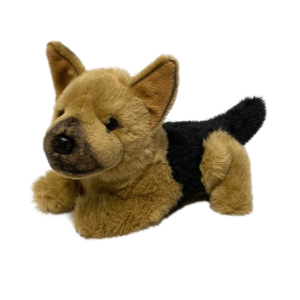 E & J Realistic German Shepherd Plush Dog